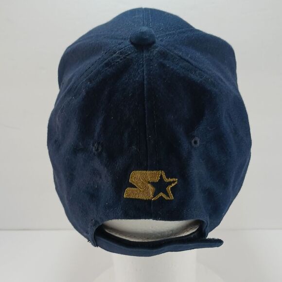 NWOT Vintage Notre Dame Fighting Irish Starter Navy Blue Strapback Hat Cap Fit - Picture 7 of 10